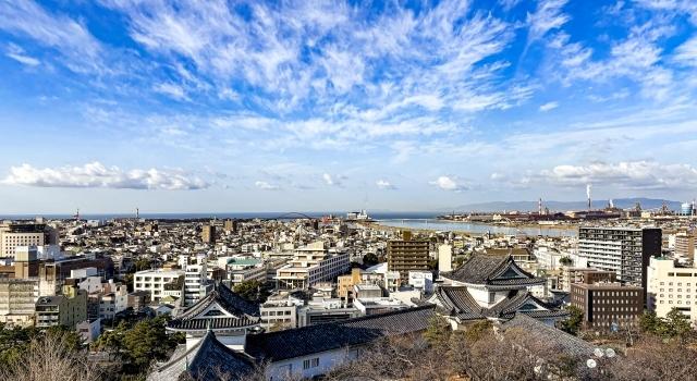 和歌山の街並み